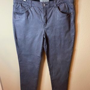 Wit and Wisdom Skinny Jean size 10 Gray
